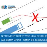 Bitte nicht direkt vor Lkw einscheren: Aus gutem Grund – hätten Sie es gewusst?