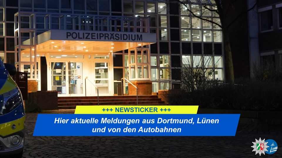 Newsticker der Polizei Dortmund