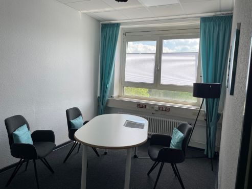 Der neue Raum für audiovisuelle Vernehmungen mit Kindern als Opfer eines sexuellen Missbrauchs. Foto: PP Dortmund