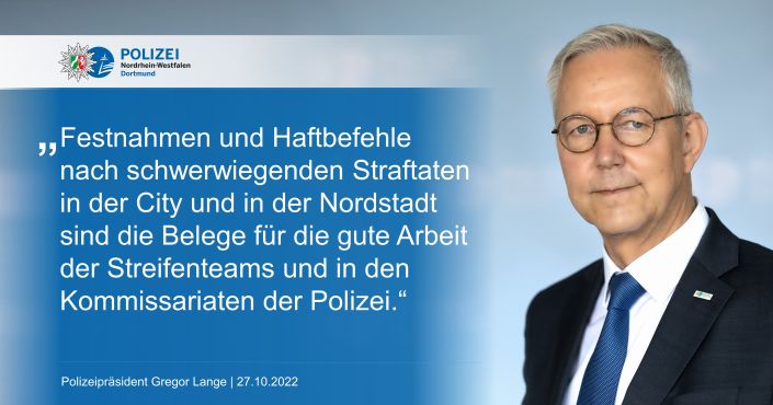 Dortmunds Polizeipräsident Gregor Lange. Foto: PP Dortmund