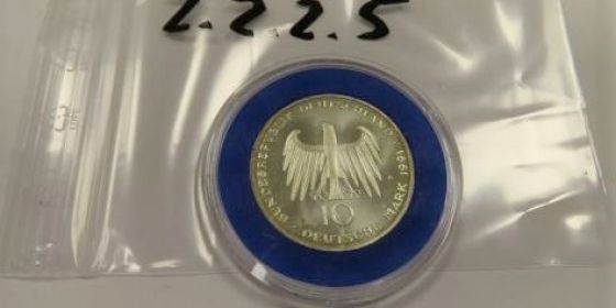 Diese Münze stammt aus einer Sammlung von Euro-Münzen.