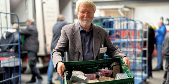 Dr. Horst Röhr vom Vorstand der Dortmunder Tafel: "Gesundes Essen ist unsere DNA."
